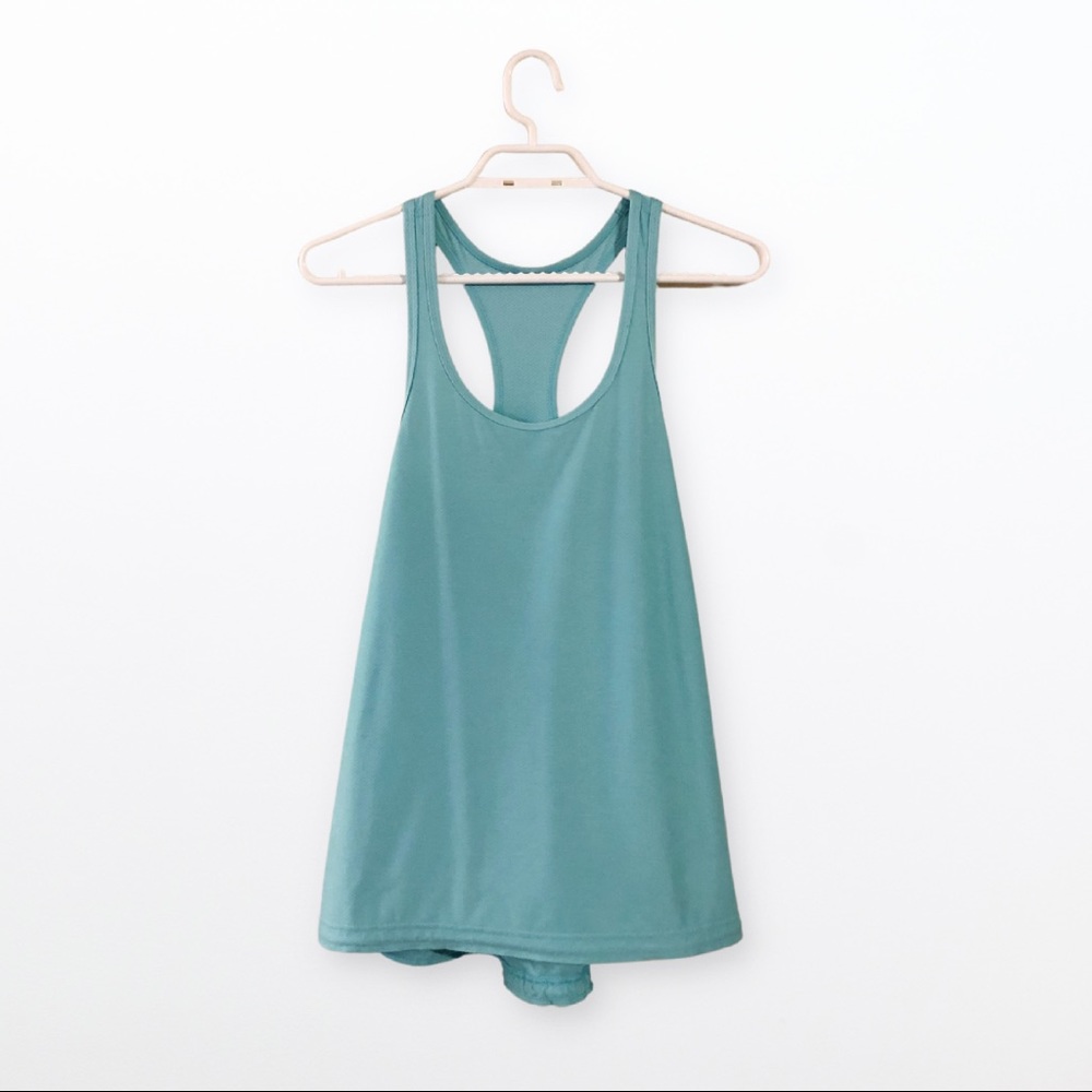 Under Armour Light Blue Racerback Workout Tank Top Shirt